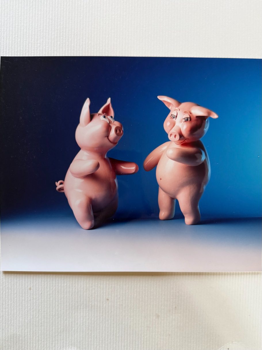 Dialogue entre les deux cochons